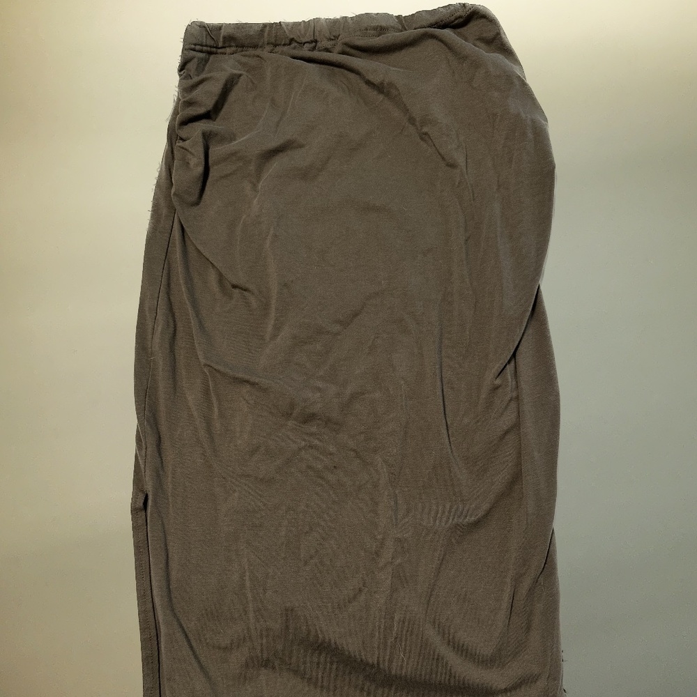 Olive Green Maternity Pencil Skirt by SHEIN